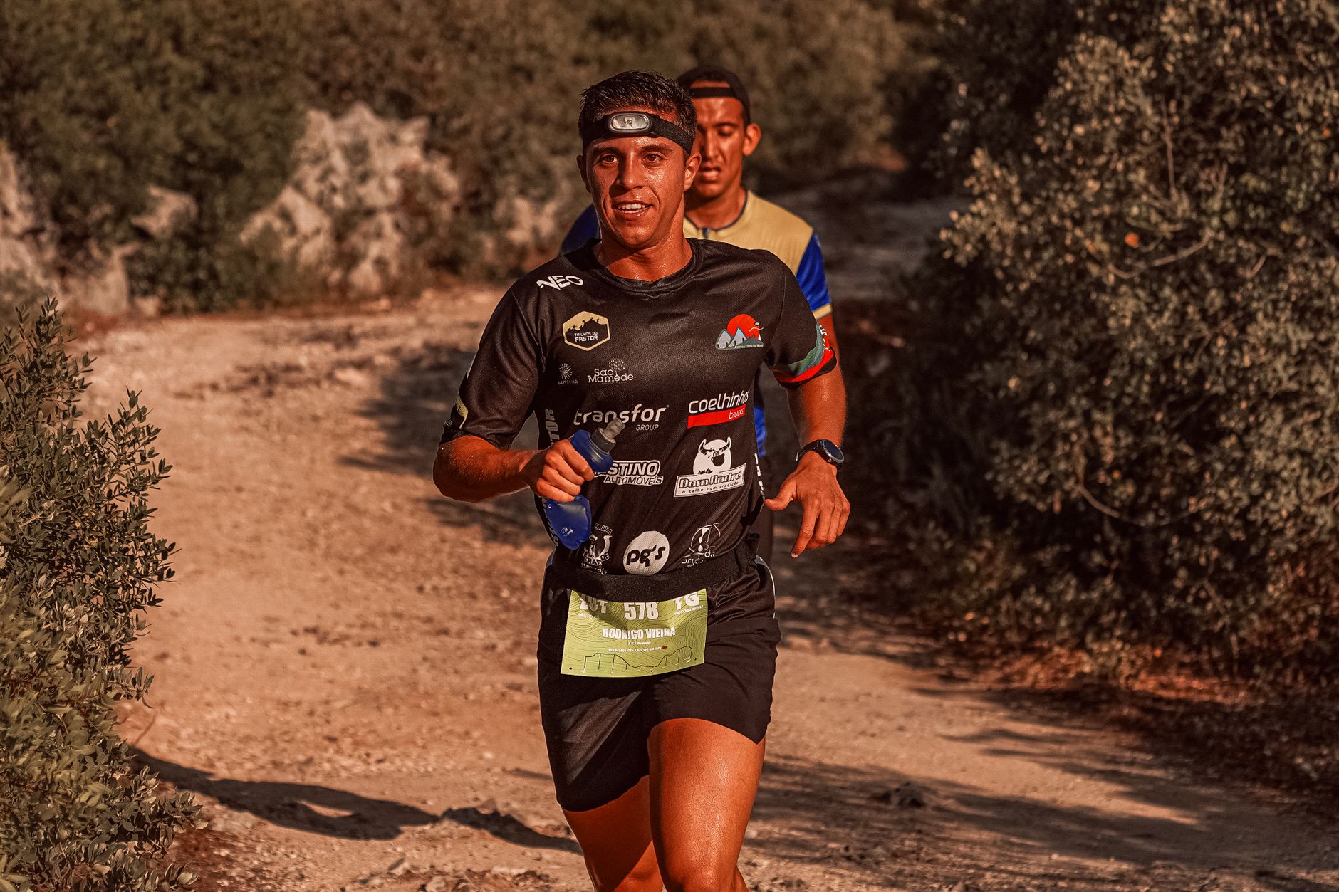 trail runner mountain effort
